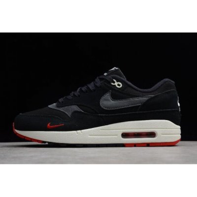 Nike Erkek Air Max 1 Premium Kırmızı / Siyah / Gri Koşu Ayakkabısı Türkiye - AUZDF313